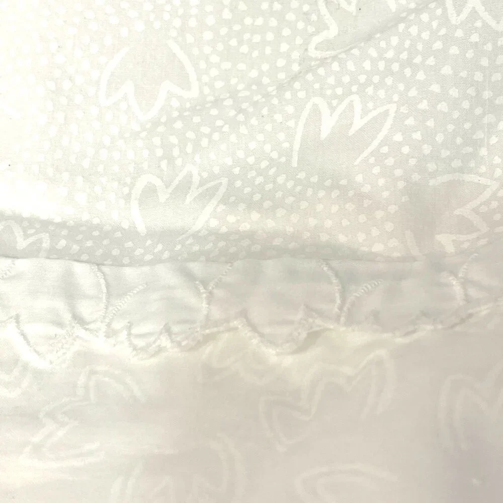 Dan River Millenium Collection flat sheet Conran Vintage cottagecore lace  Q